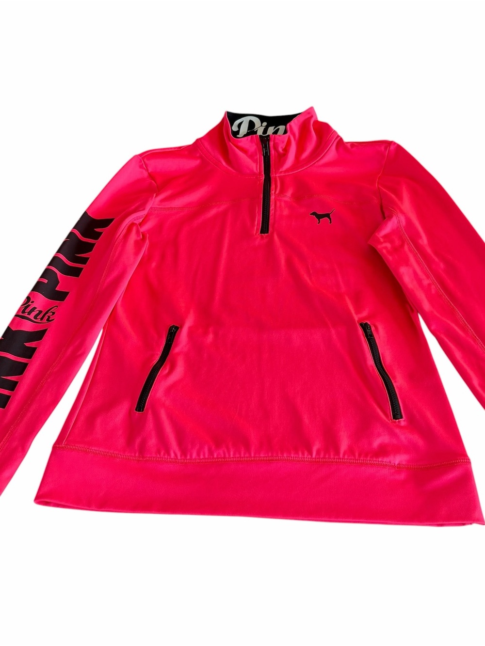 Victoria's Secret Women’s PINK Neon Pullover Sz S/P - Picture 3 of 6